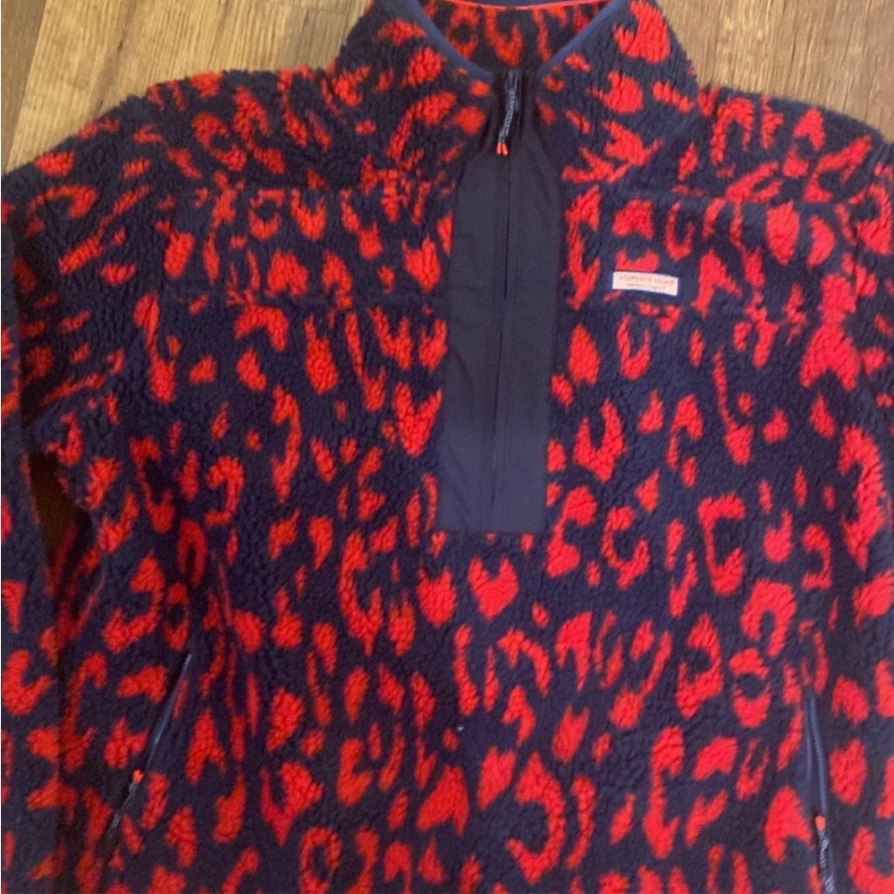 Women’s Vineyard Vines Sherpa 1/4 Zip. NWT/ XXL